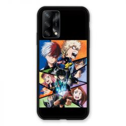 Coque Pour Oppo A54 5G / A74 5G Manga My Hero Academia Noir