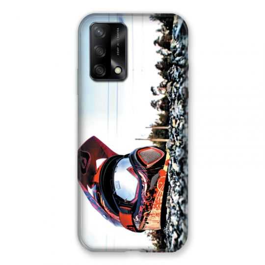 Coque Pour Oppo A54 5G / A74 5G Moto Casque Cross