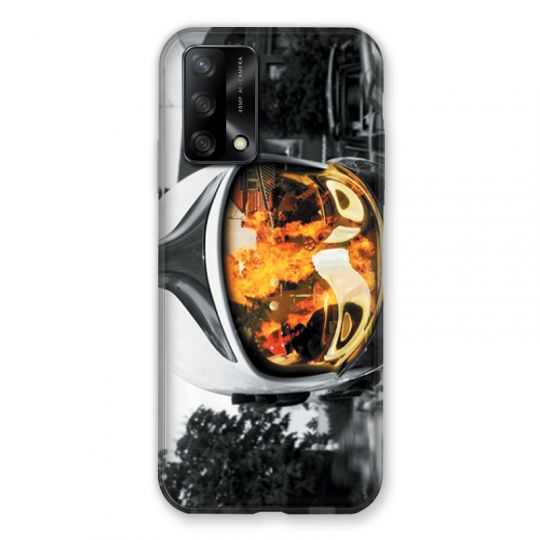 Coque Pour Oppo A54 5G / A74 5G Pompier Casque Feu