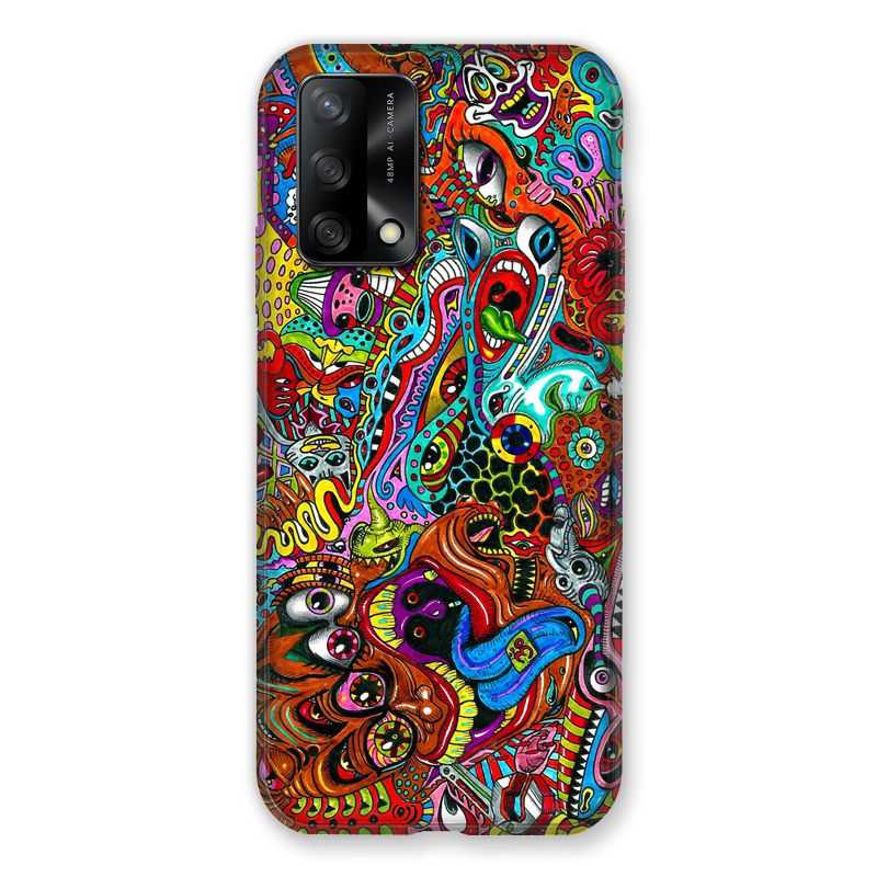 Coque Pour Oppo A54 5G / A74 5G Psychedelic Yeux