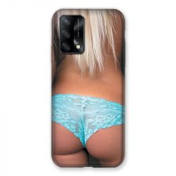 Coque Pour Oppo A54 5G / A74 5G Sexy Tanga Bleu