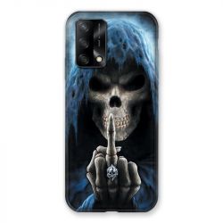 Coque Pour Oppo A54 5G / A74 5G Tete de Mort Doigt