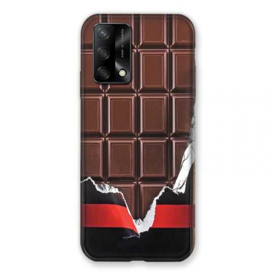Coque Pour Oppo A54 5G / A74 5G Trompe Oeil Chocolat