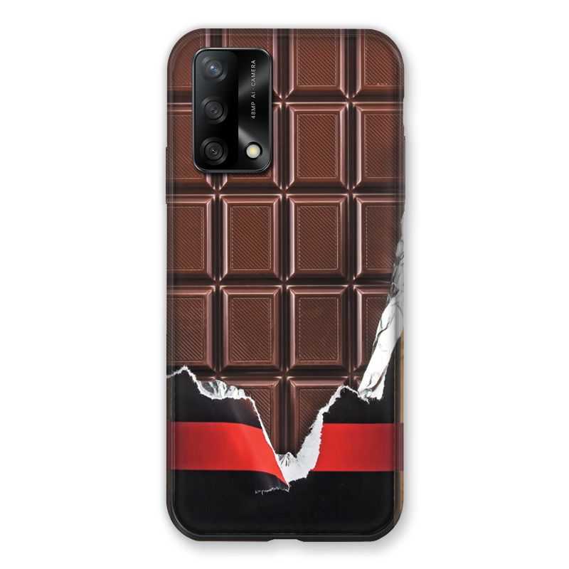 Coque Pour Oppo A54 5G / A74 5G Trompe Oeil Chocolat