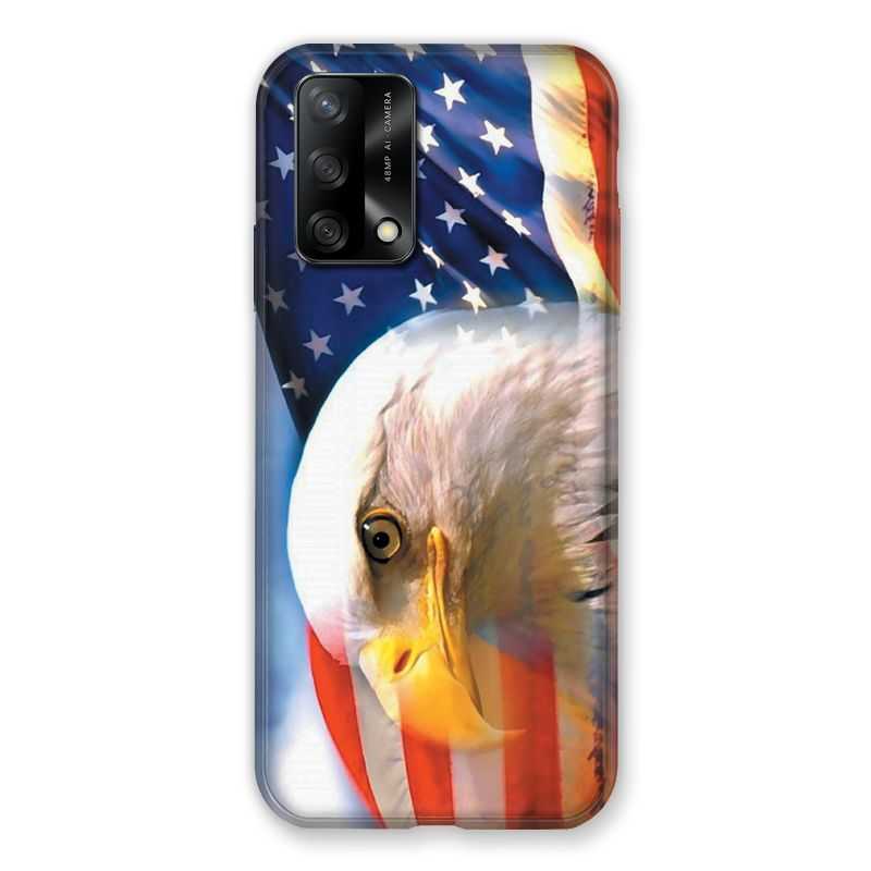 Coque Pour Oppo A54 5G / A74 5G Amerique USA Aigle