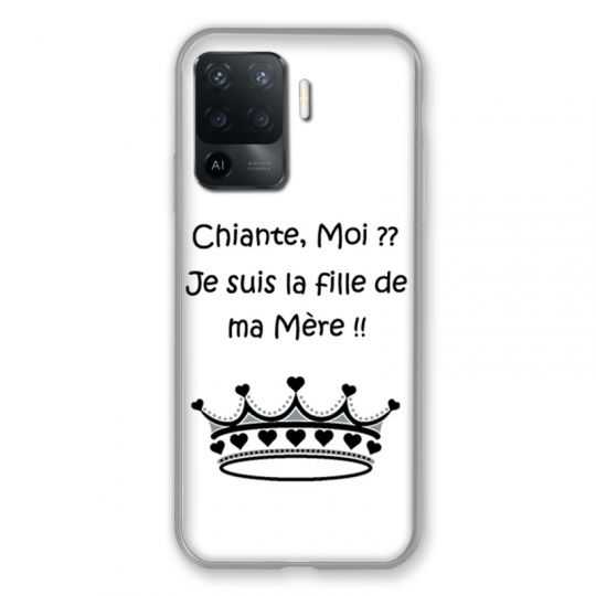 Coque Pour Oppo A94 5G Humour Moi Chiante