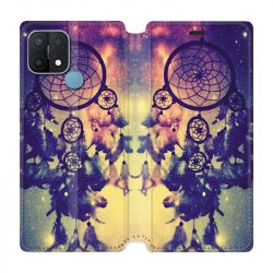 Housse Cuir Portefeuille Pour Oppo A15 Attrape Reve Colore