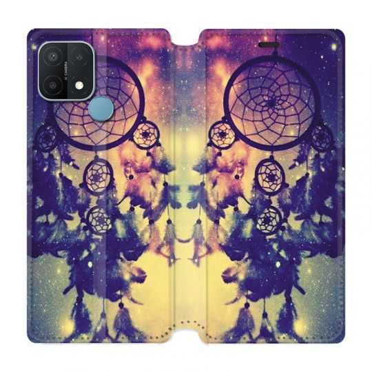 Housse Cuir Portefeuille Pour Oppo A15 Attrape Reve Colore