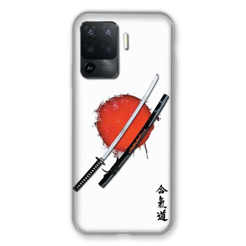 Coque Pour Oppo A94 5G Japon Epée