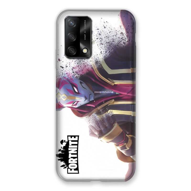 Coque Pour Oppo A54 5G / A74 5G Fortnite Blanc