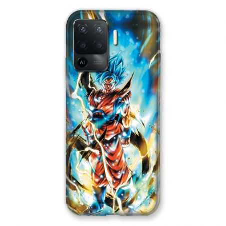 Coque Pour Oppo A94 5G Manga Dragon Ball Sangoku Blanc