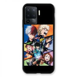 Coque Pour Oppo A94 5G Manga My Hero Academia Noir