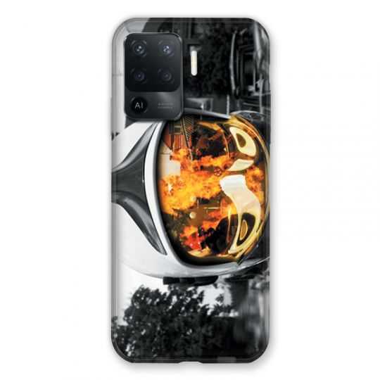 Coque Pour Oppo A94 5G Pompier Casque Feu