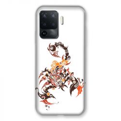 Coque Pour Oppo A94 5G Scorpion Blanc