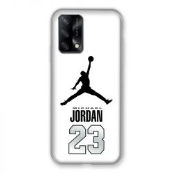 Coque Pour Oppo A54 5G / A74 5G Jordan 23 Blanc
