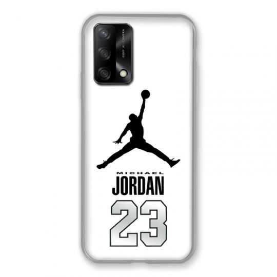 Coque Pour Oppo A54 5G / A74 5G Jordan 23 Blanc