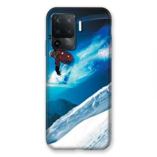 Coque Pour Oppo A94 5G Snowboard Saut