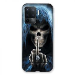 Coque Pour Oppo A94 5G Tete de Mort Doigt