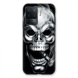 Coque Pour Oppo A94 5G Tete de Mort Fume