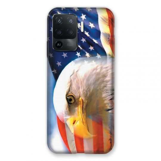 Coque Pour Oppo A94 5G Amerique USA Aigle