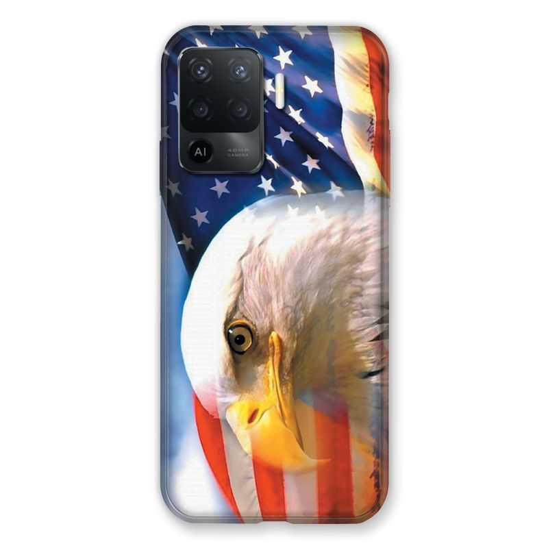 Coque Pour Oppo A94 5G Amerique USA Aigle