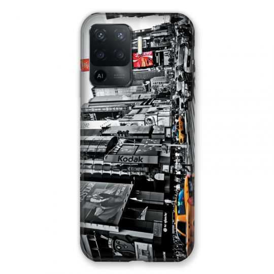 Coque Pour Oppo A94 5G Amerique USA New York Taxi