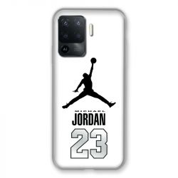 Coque Pour Oppo A94 5G Jordan 23 Blanc