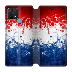 Housse Cuir Portefeuille Pour Oppo A15 France Eclaboussure