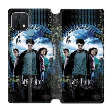Housse Cuir Portefeuille Pour Oppo A15 WB License Harry Potter Azkaban