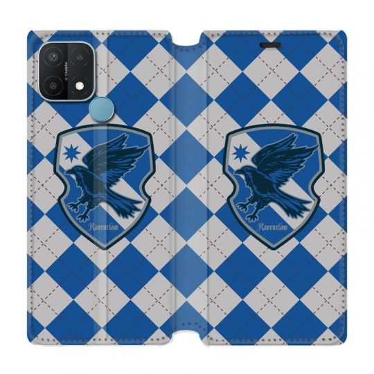 Housse Cuir Portefeuille Pour Oppo A15 WB License Harry Potter Ravenclaw