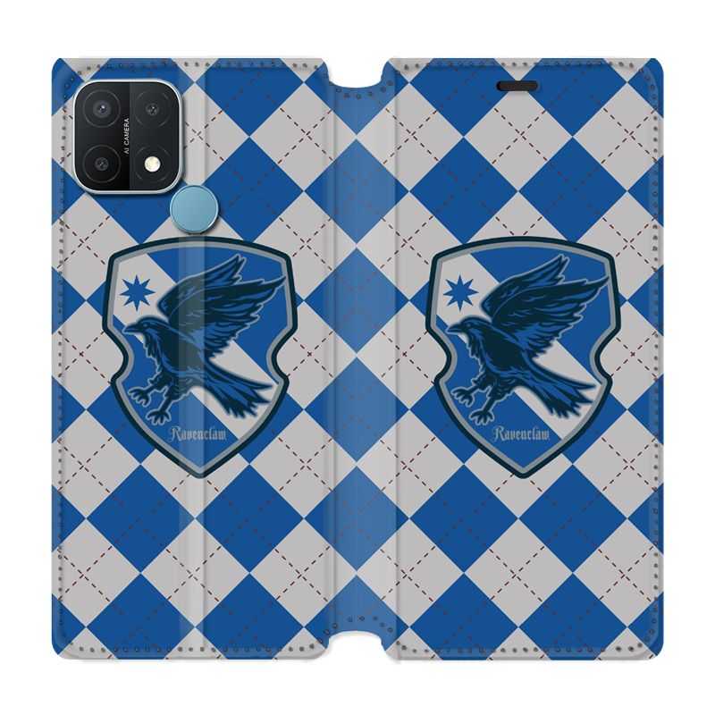 Housse Cuir Portefeuille Pour Oppo A15 WB License Harry Potter Ravenclaw