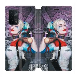 Housse cuir portefeuille Pour Oppo A54 5G / A74 5G Harley Quinn Batte