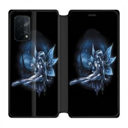 Housse cuir portefeuille Pour Oppo A54 5G / A74 5G Fee Bleu