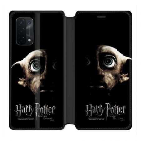 Housse cuir portefeuille Pour Oppo A54 5G / A74 5G WB License Harry Potter Hollows Dobby