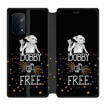Housse cuir portefeuille Pour Oppo A54 5G / A74 5G WB License Harry Potter Dobby Free N