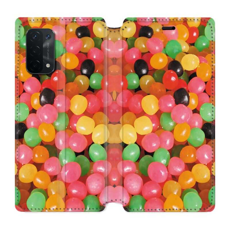 Housse cuir portefeuille Pour Oppo A54 5G / A74 5G Dragibus