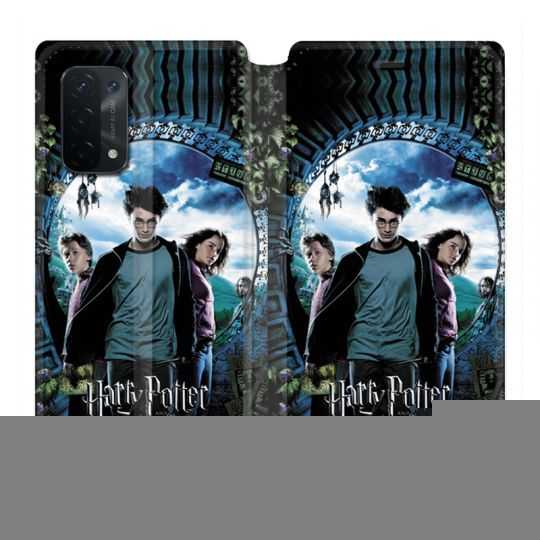 Housse cuir portefeuille Pour Oppo A54 5G / A74 5G WB License Harry Potter Azkaban