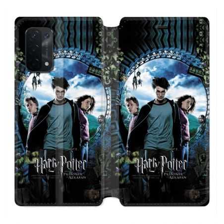 Housse cuir portefeuille Pour Oppo A54 5G / A74 5G WB License Harry Potter Azkaban