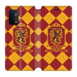 Housse cuir portefeuille Pour Oppo A54 5G / A74 5G WB License Harry Potter Griffindor