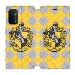 Housse cuir portefeuille Pour Oppo A54 5G / A74 5G WB License Harry Potter Hufflepuff