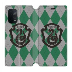 Housse cuir portefeuille Pour Oppo A54 5G / A74 5G WB License Harry Potter Slytherin