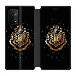 Housse cuir portefeuille Pour Oppo A54 5G / A74 5G WB License Harry Potter Poudlard