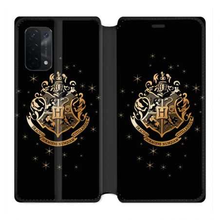 Housse cuir portefeuille Pour Oppo A54 5G / A74 5G WB License Harry Potter Poudlard