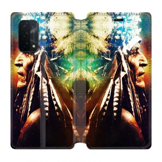 Housse cuir portefeuille Pour Oppo A54 5G / A74 5G Indien