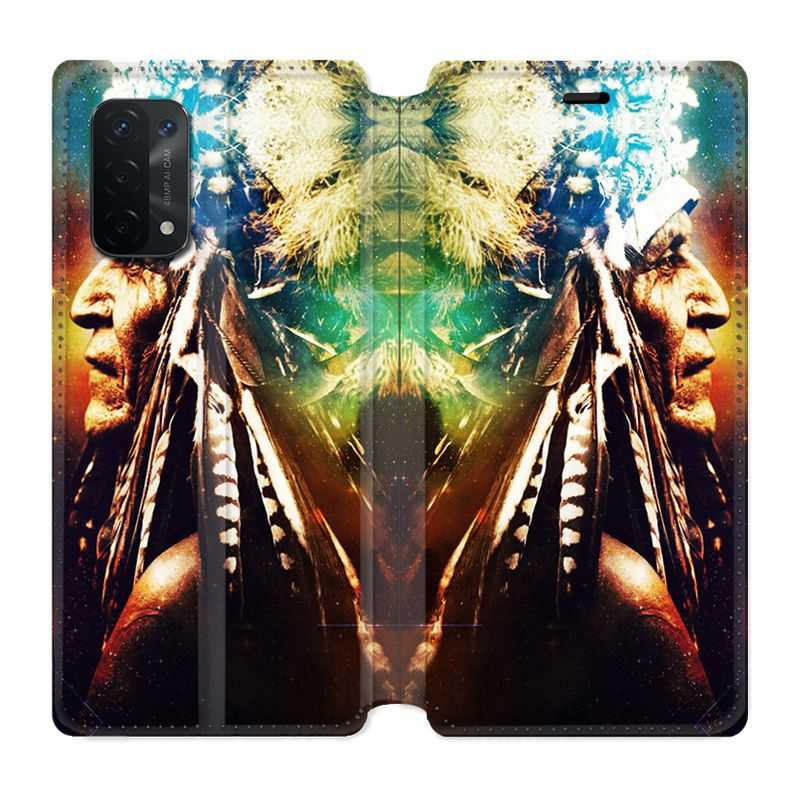 Housse cuir portefeuille Pour Oppo A54 5G / A74 5G Indien