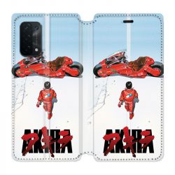 Housse cuir portefeuille Pour Oppo A54 5G / A74 5G Manga Akira Affiche
