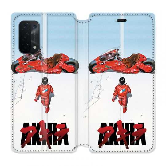 Housse cuir portefeuille Pour Oppo A54 5G / A74 5G Manga Akira Affiche