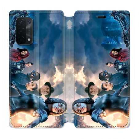 Housse cuir portefeuille Pour Oppo A54 5G / A74 5G Manga Gunnm Affiche