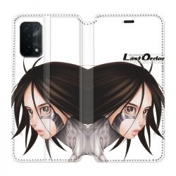 Housse cuir portefeuille Pour Oppo A54 5G / A74 5G Manga Gunnm Gally