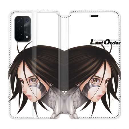 Housse cuir portefeuille Pour Oppo A54 5G / A74 5G Manga Gunnm Gally